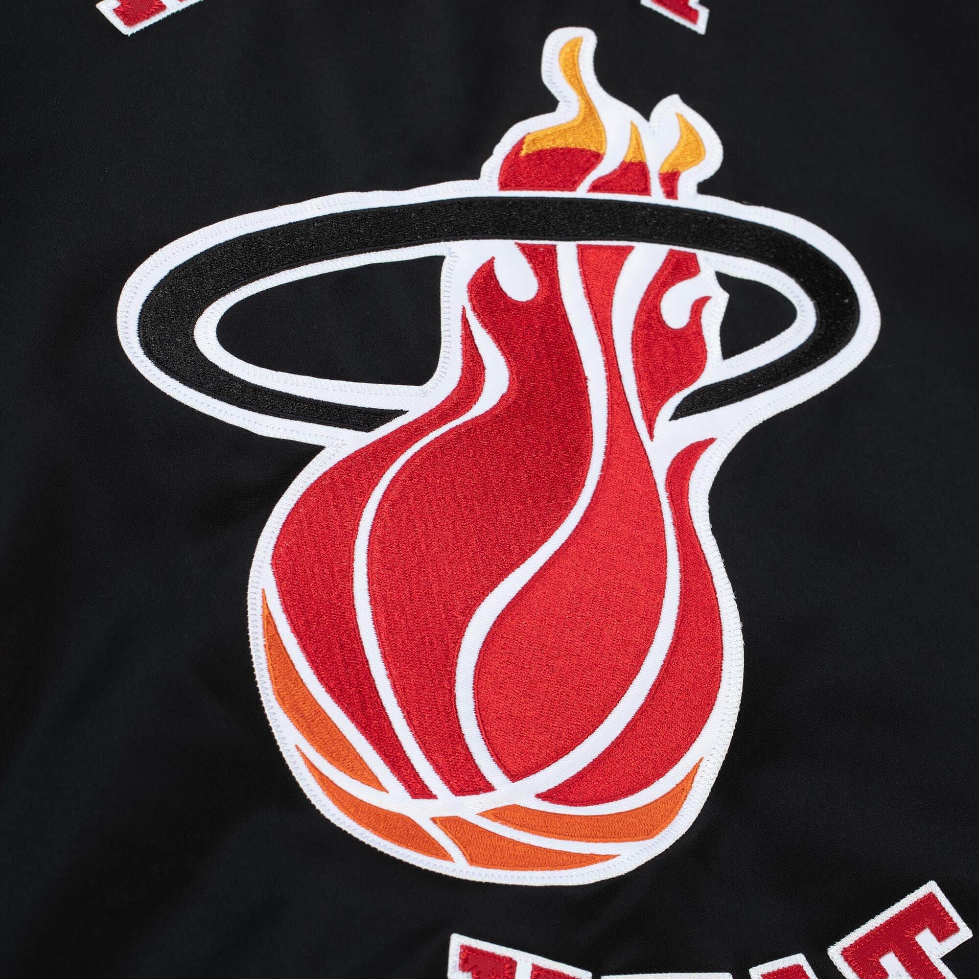 NBA Heavyweight Satin Jacket Miami Heat